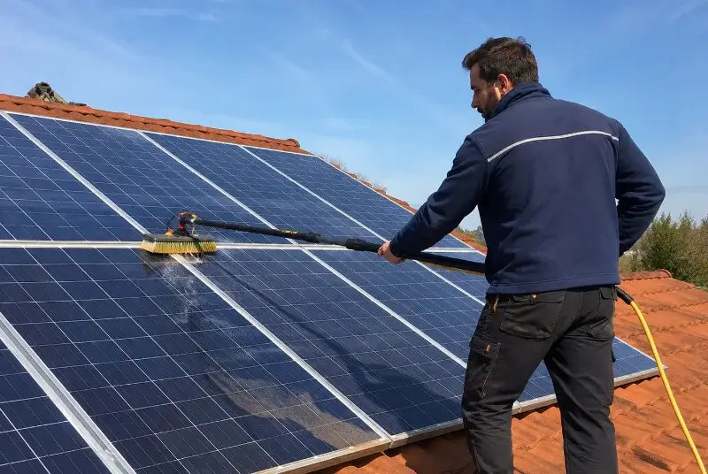Nettoyage et entretien de panneaux solaires à Saint-Martial-de-Nabirat